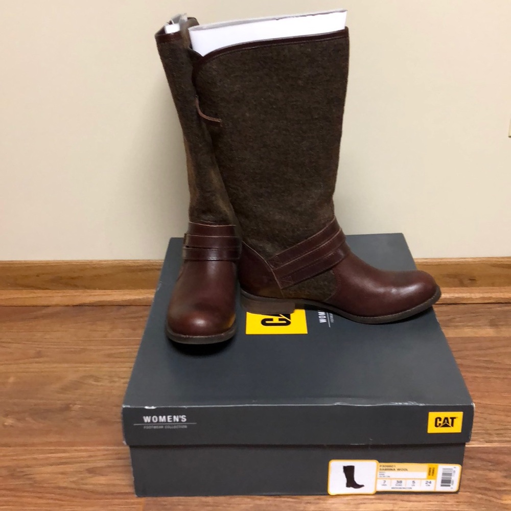 CAT Tweed Boots - Picture 1 of 5